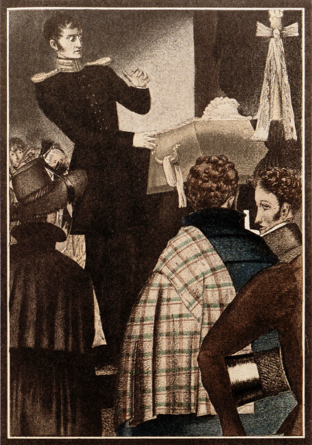 Василий Шухаев. Иллюстрация к «Пиковой даме». 1922. Российская Государственная Библиотека