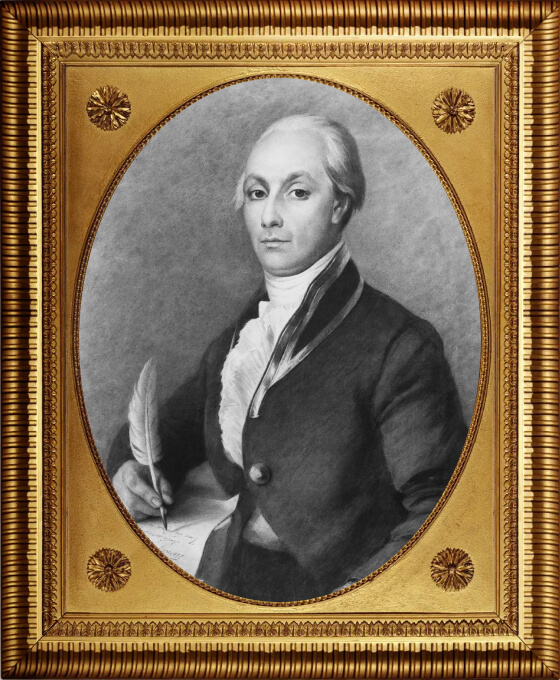 Портрет Александра Радищева. Худ. — А. Лактионов. 1949