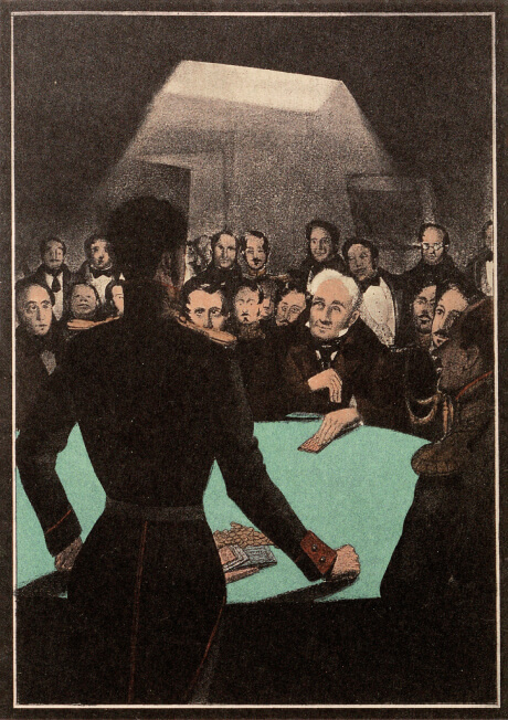 Василий Шухаев. Иллюстрация к «Пиковой даме». 1922. Российская Государственная Библиотека