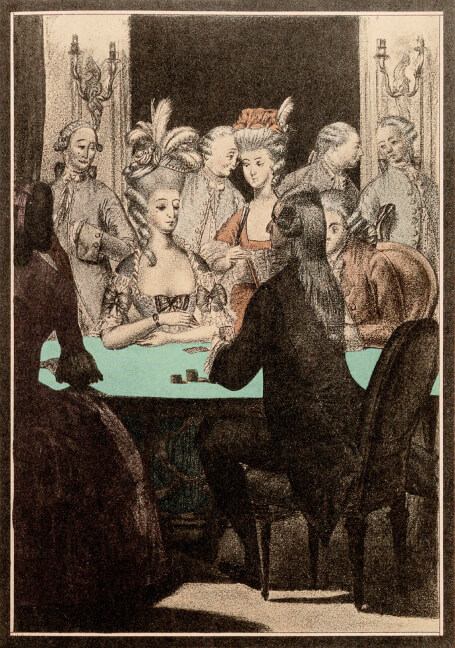 Василий Шухаев. Иллюстрация к «Пиковой даме». 1922. Российская Государственная Библиотека