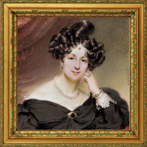 Портрет Е. К. Воронцовой. Худ. — М. Даффингера. 1835