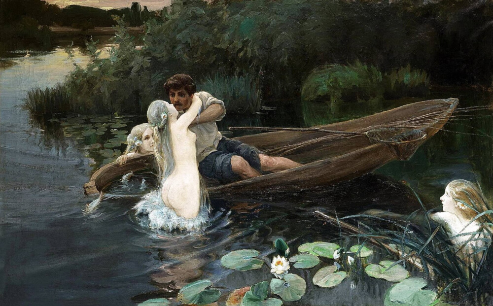 Водные глубины. Омут. Худ. — И. А. Дженеев. 1907
